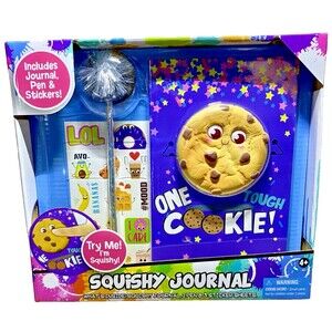 My Squishy Journal One Tough Cookie Journal Pen Stickers Kids Boxed Gift Set NIB